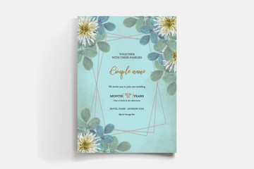 floral bridal shower invitation templates