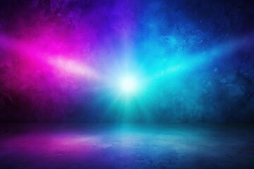 Blue Purple Black Gradient Abstract Background, Glowing Light