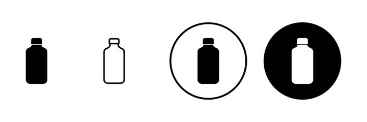 Bottle icon vector. bottle sign and symbol