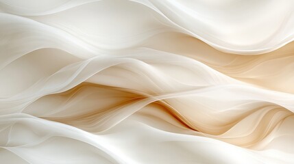 Obraz premium Elegant serene abstract wave texture. Soft, fluid flows with smooth curves and wavy designs. Serene and tranquil elegance, a modern decorative art background.