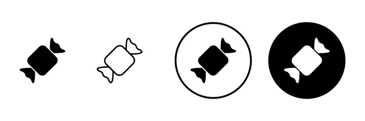 Fototapeta premium Candy icon vector. candy sign and symbol.