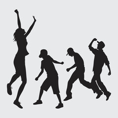 Fototapeta premium Group of people dancing