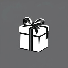 Obraz premium Vector of a gift box.