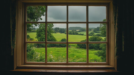 Scenic window views natural nature landscape scene scenery wallpaper backdrop