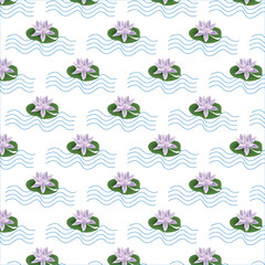 seamless floral pattern with flowers