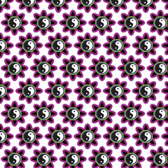 seamless pattern with flowers