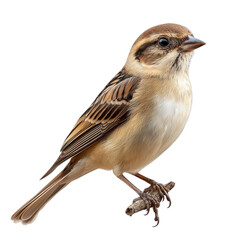 Sparrow isolated on transparent background