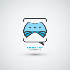 Study education and book logo design template