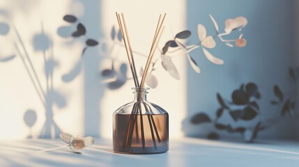Reed Diffuser and Eucalyptus: A Calming Home Fragrance