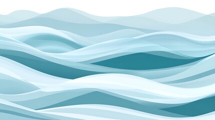 Fototapeta premium Abstract Blue Wave Pattern Background Design