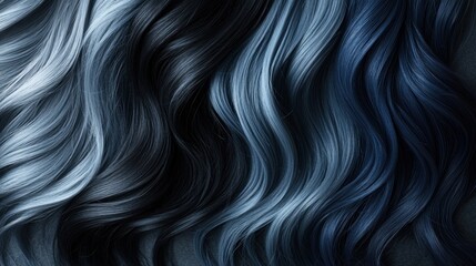 Ocean Waves Hair: A Stunning Display of Blue and Gray Hair Color