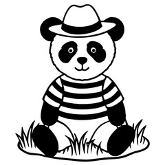 Fototapeta premium cartoon cowboy hat