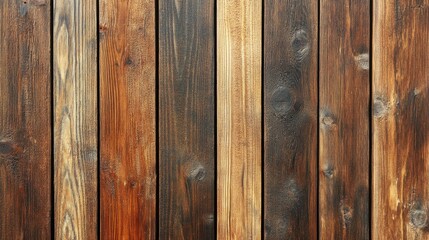 Naklejka premium Varied Textures of Wooden Planks in Warm Natural Tones