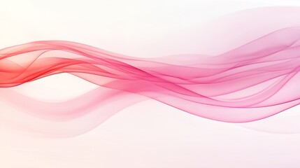 Bright pink smoke with soft texture, floating in layers, artistic and ethereal, abstract and delicate, floating on white background, gradient from light to dark pink