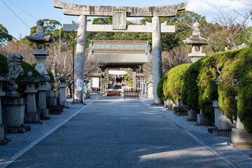 梅の名所　福岡県築上郡網敷天満宮　（福岡県）