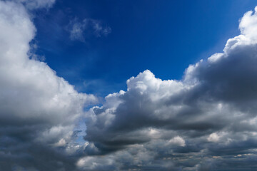 cumulus clouds, beautiful white clouds, big fluffy cloud, white cloud on a blue sky, picture clouds