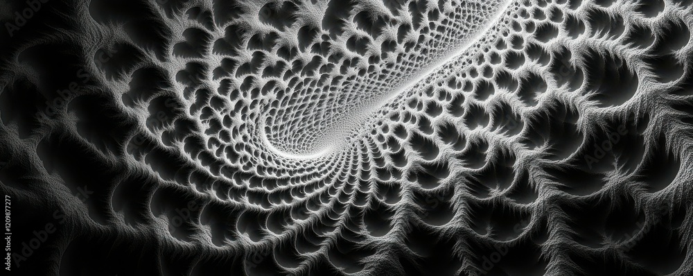 Poster a fractal pattern that seems to go on forever.