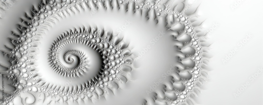 Poster a fractal pattern that seems to go on forever.