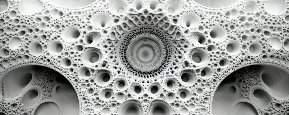 Poster a fractal pattern that seems to go on forever.
