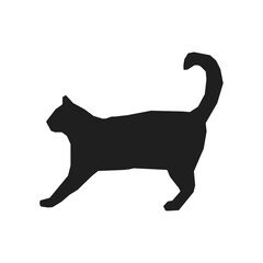 a vector of black cat 
