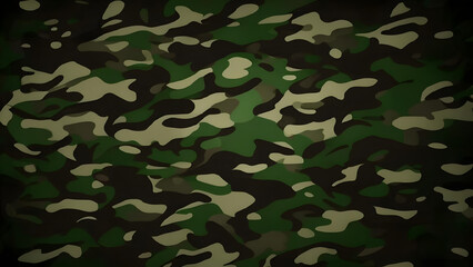 Fototapeta premium camouflage vector, military print, dark background, green color, stylish design