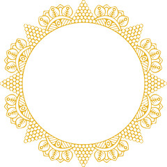 Beautiful flower art and mandala vector design