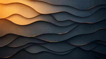 Obraz premium Dynamic abstract background waves in pastel color palette digital art modern environment