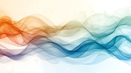 Flowing abstract background in pastel colors artistic design digital art modern aesthetic