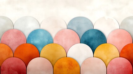 Abstract background with pastel color waves digital art modern design soft atmosphere