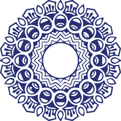 Beautiful flower art and mandala vector design