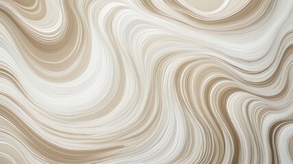Abstract digital artwork with a swirling marbled pattern in beige, cream, and light brown, evoking elegance and organic movement.