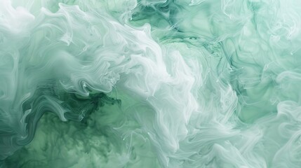 Obraz premium Light pale blue green abstract background that provides ample space for creative design. This soft and soothing color combination of light blue and green creates a serene and versatile backdrop, perfe