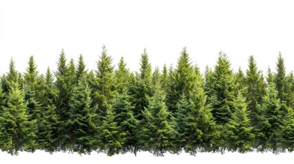 Fototapeta premium Real spruce forest background outdoors woodland