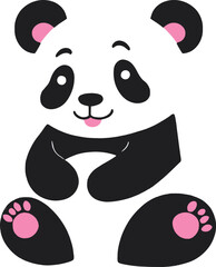 panda and bamboo