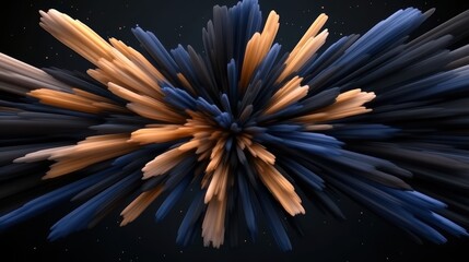 Dynamic abstract background with colorful lines and sparkling stars design vivid