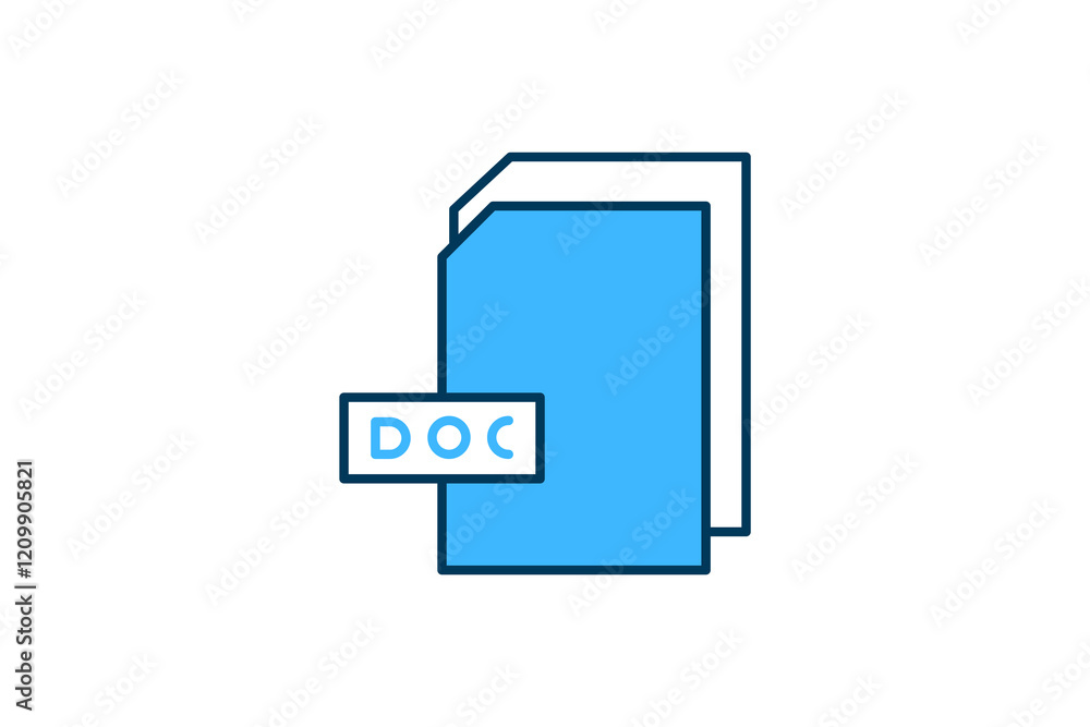 Poster document icon. icon related to office. suitable for web site, app, user interfaces, printable etc. f