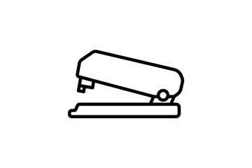 Stapler icon. icon related to Office. suitable for web site, app, user interfaces, printable etc. line icon style. simple vector design editable