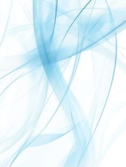 Fototapeta premium Abstract blue waves create a serene and calming visual effect.