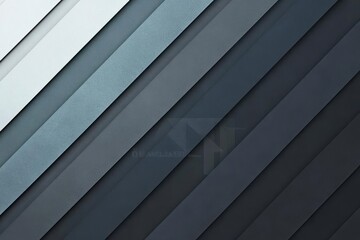 Fototapeta premium Abstract diagonal lines in varying shades of blue and gray create a modern, textured background.
