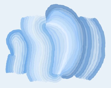 contemporary art rhythm of blue sea water