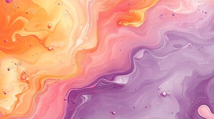 Pastel color swirls an artistic abstract background in digital art environment