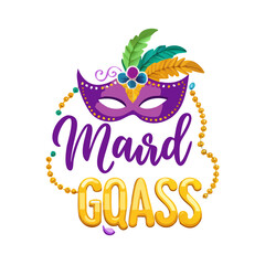 Custom Mardi Gras Logo Design for Celebrations