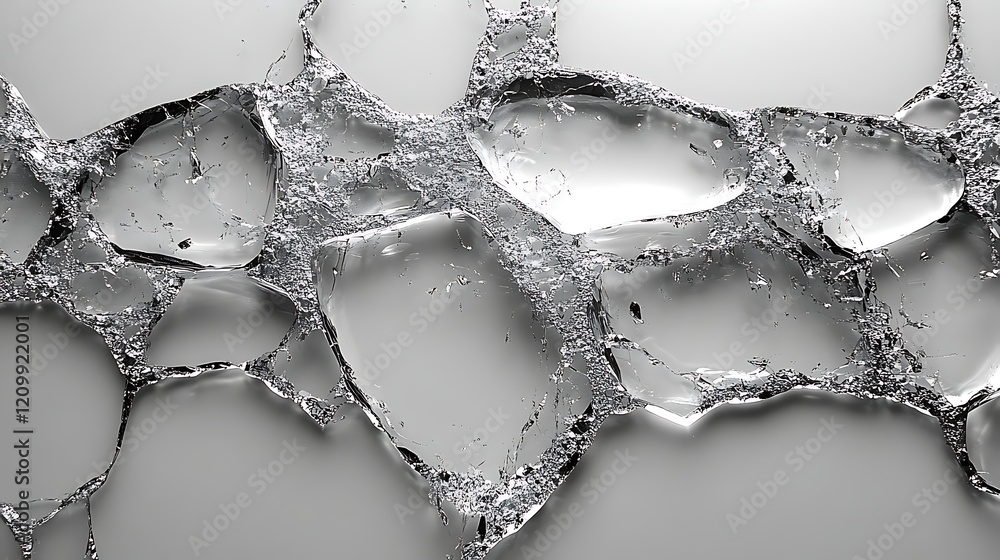 Poster water splash abstract: a dramatic abstract composition captures the intricate patterns and textures 