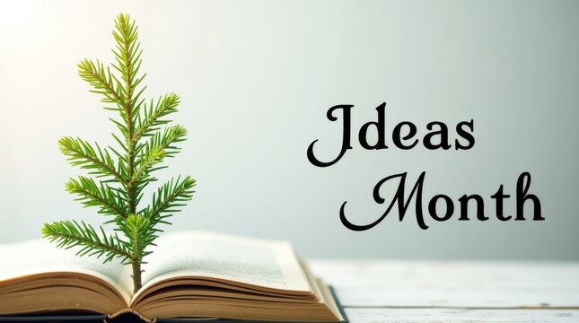 Innovative ideas for a green month nurturing nature with evergreen trees in a calm environment