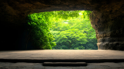 A sacrifice for the hindu gods, photographed in an old cave temple in Bali, Indonesia. Visiting the Goa Giri Putri Temple in Nusa Penida.