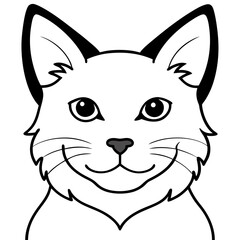 vector illustration of a cat