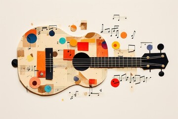 Musical instrument guitar creativity string