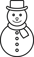 snow-man-vector-icon