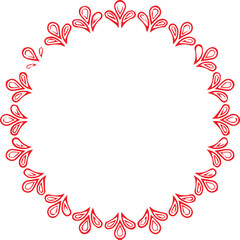 Beautiful flower art and mandala vector design