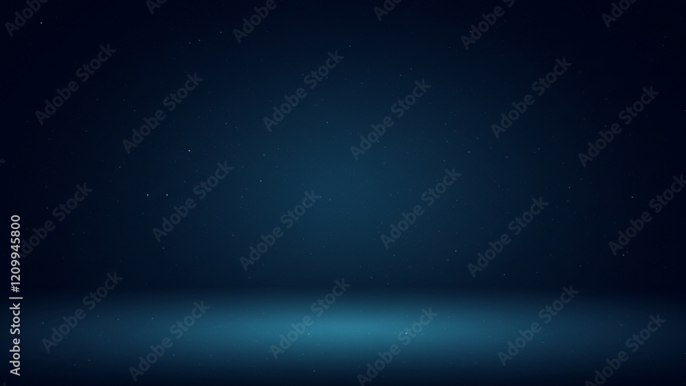 Fototapete an abstract background featuring a dark blue gradient, ideal for showcasing products or serving as a